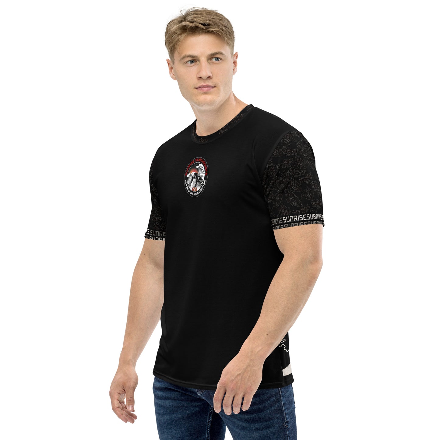 SSub G2 Chest Emblem Black Red Men's Shirt