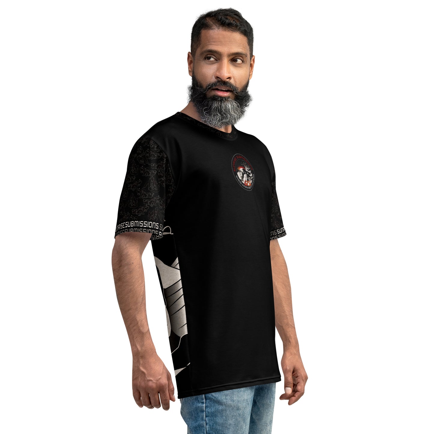 SSub G2 Chest Emblem Red Black Men's Shirt