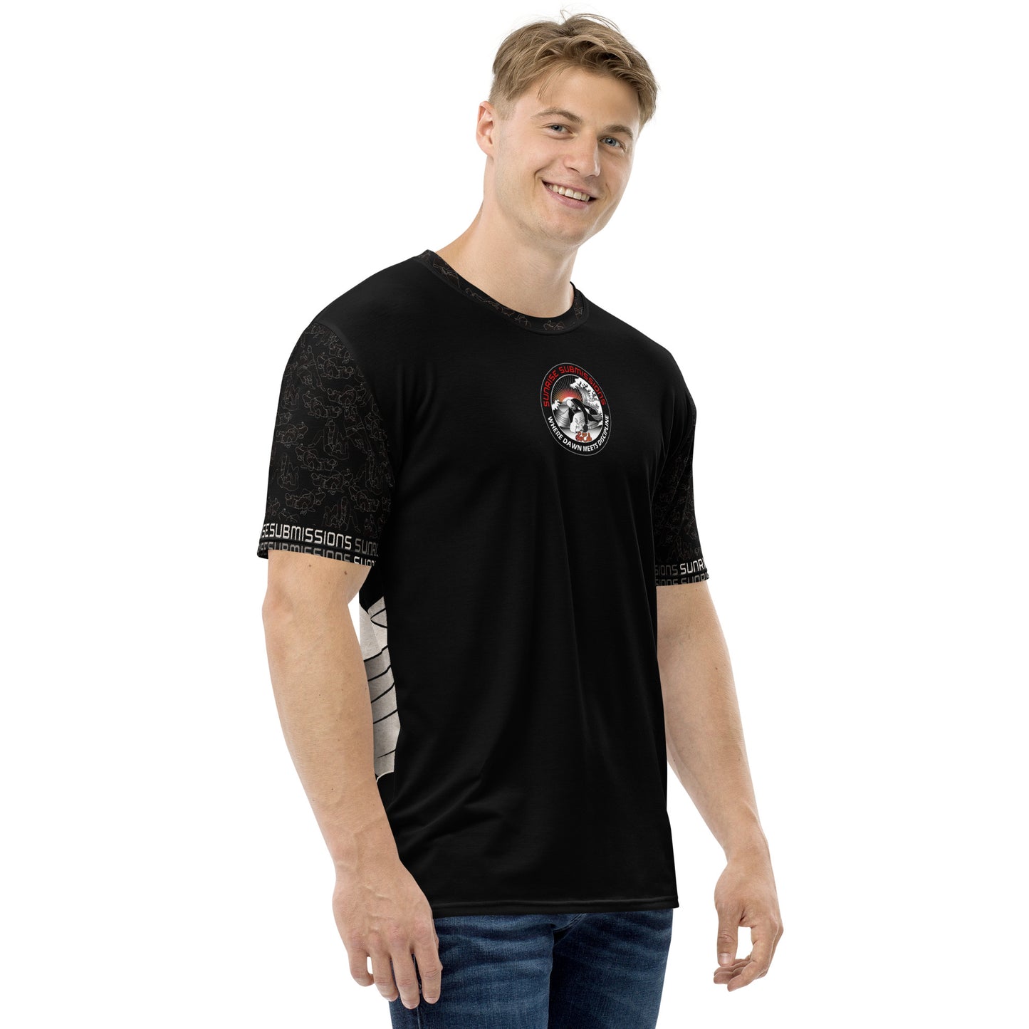 SSub G2 Chest Emblem Black Red Men's Shirt