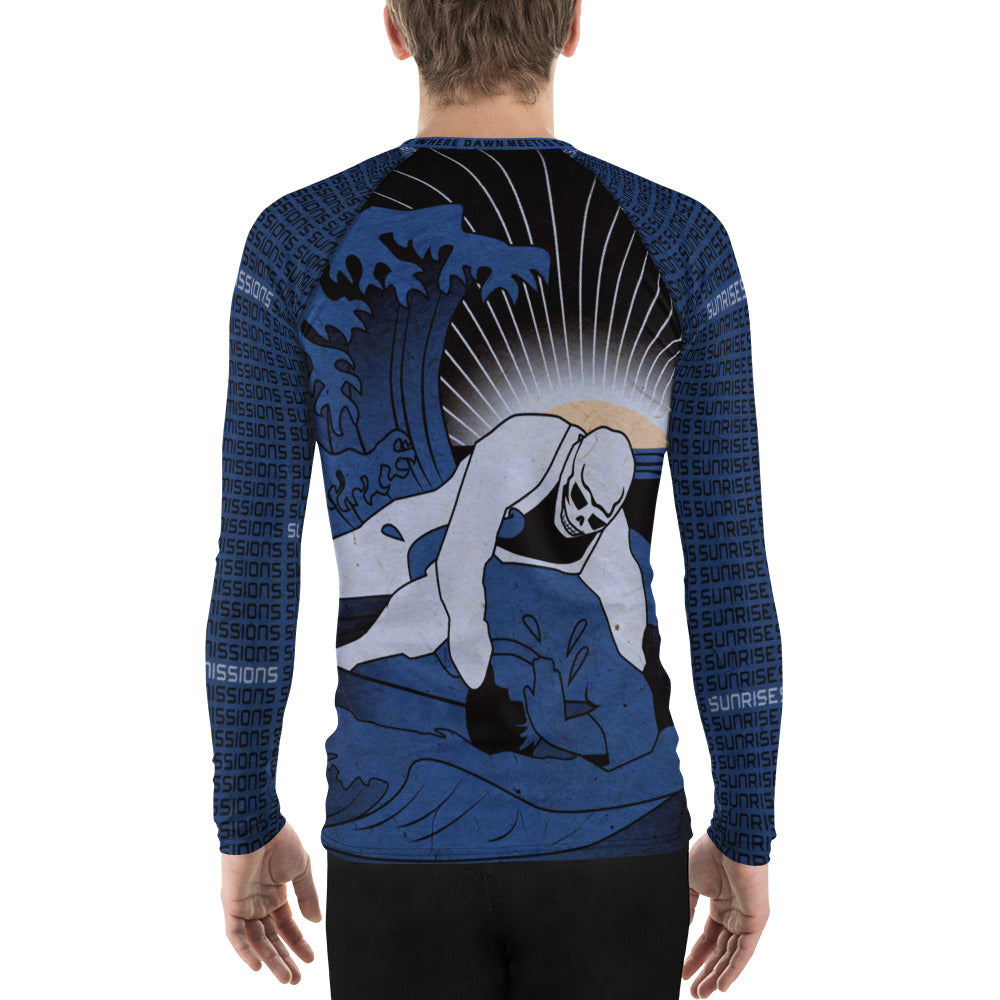 Sunrise Submissioner Blue Belt Unisex Rash Guard