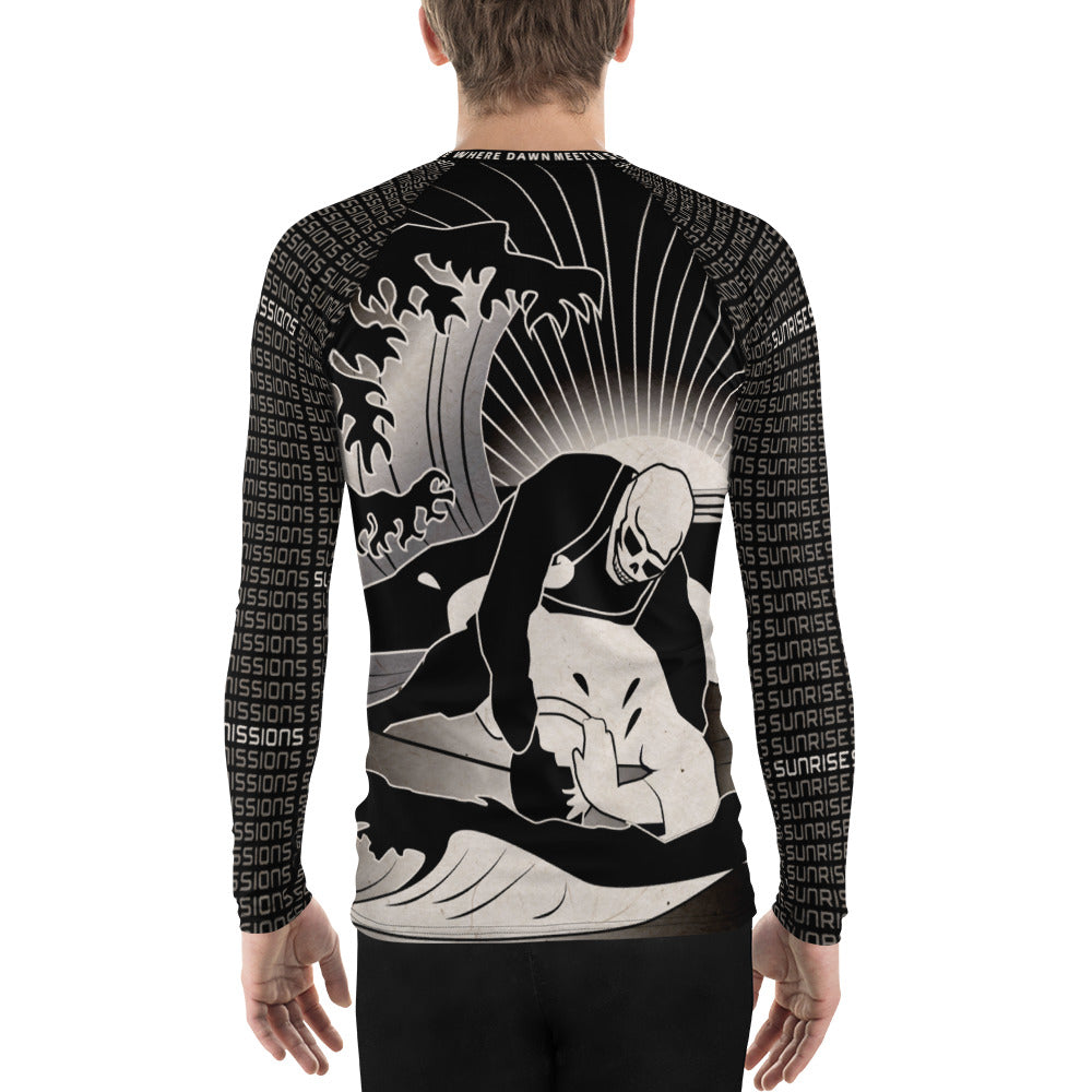 Sunrise Submissioner Black Unisex Rash Guard