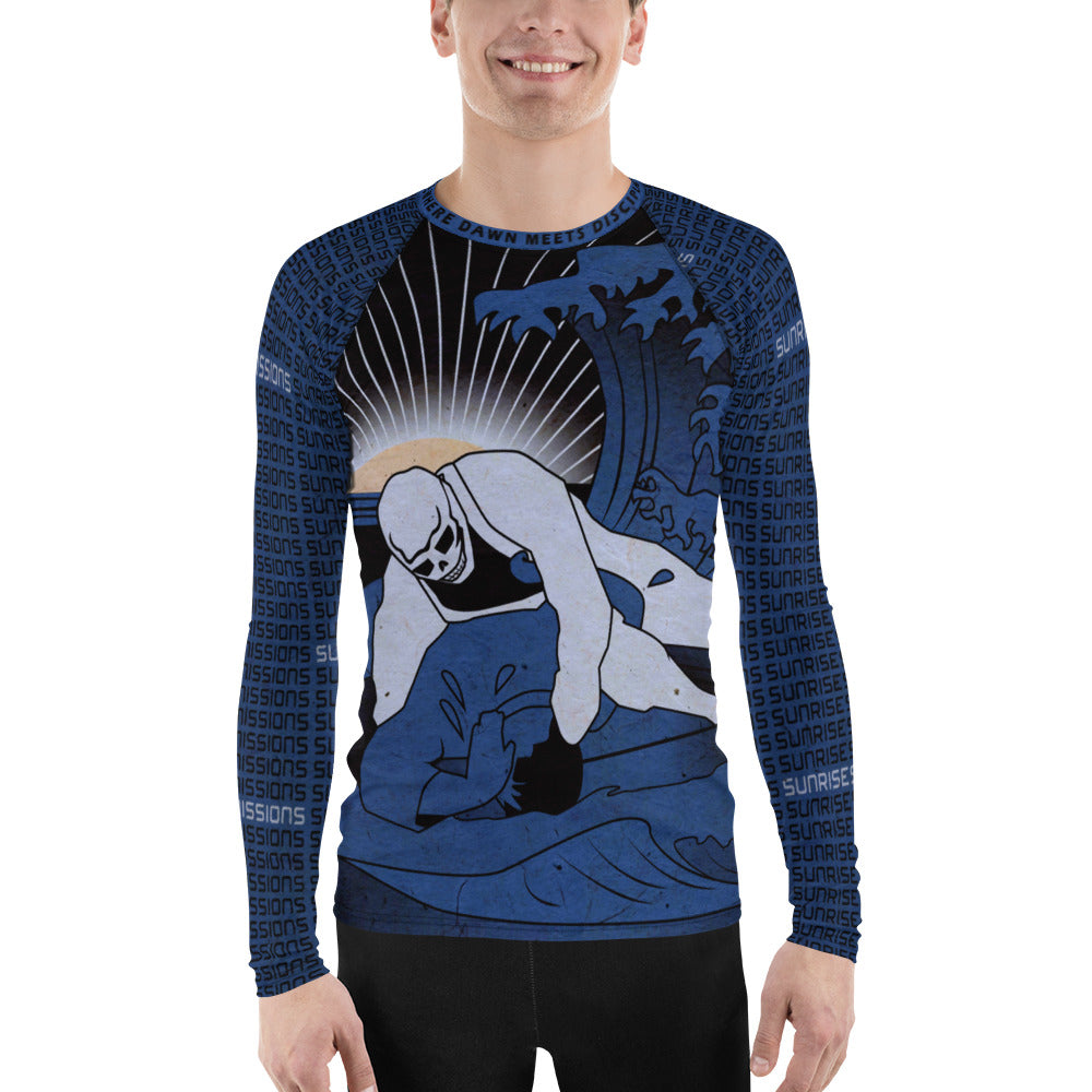 Sunrise Submissioner Blue Belt Unisex Rash Guard