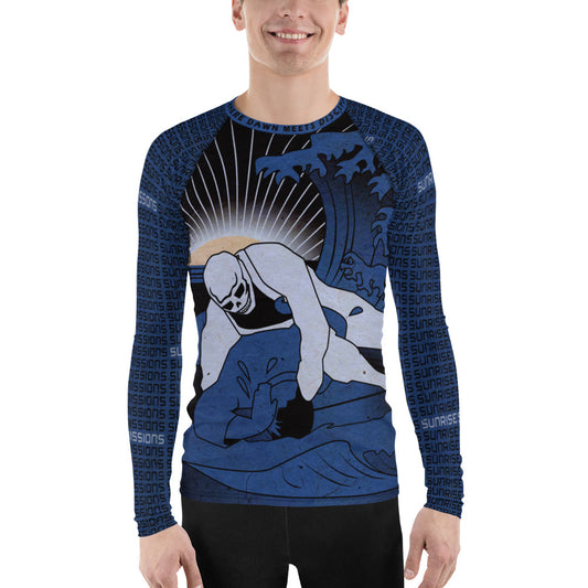 Sunrise Submissioner Blue Belt Unisex Rash Guard