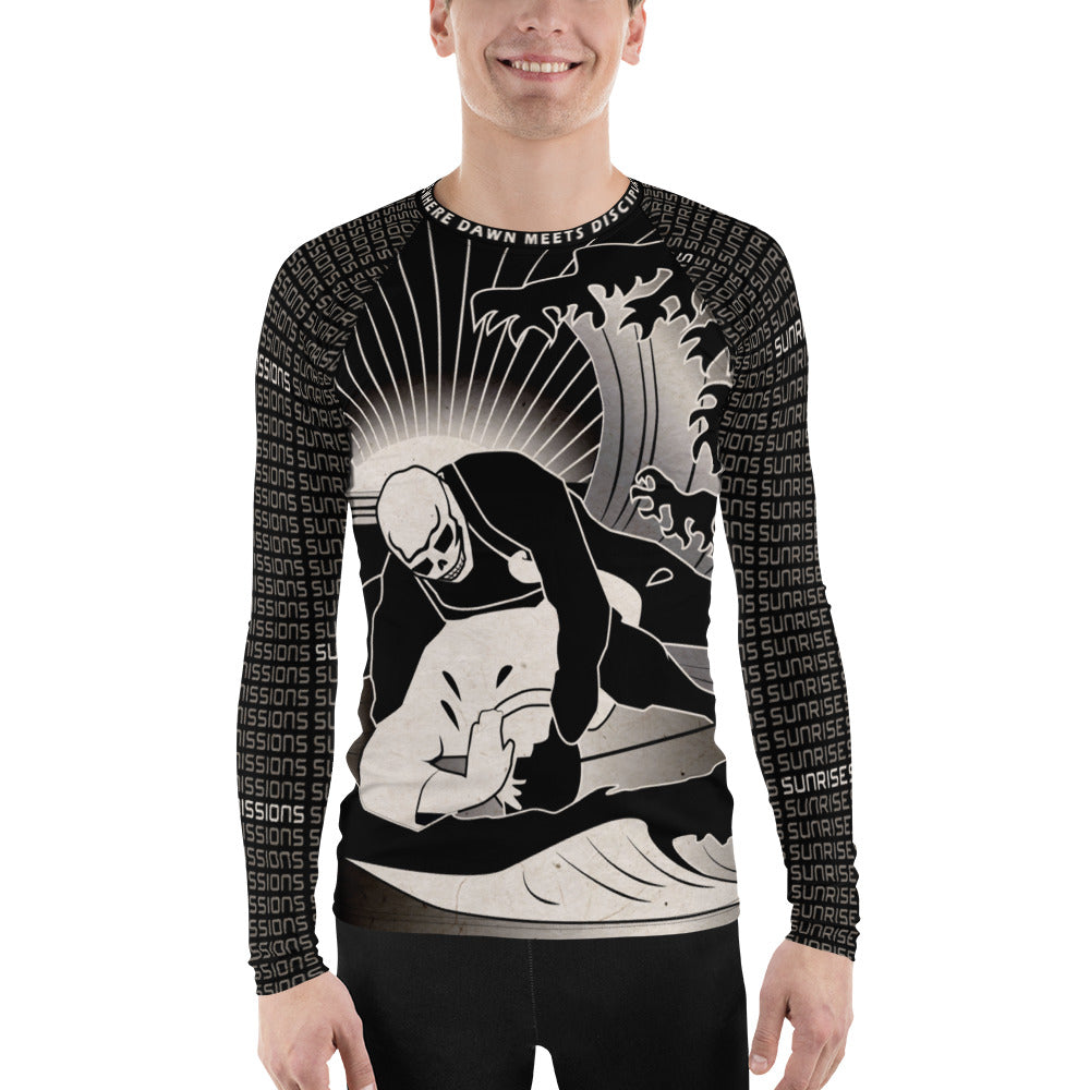 Sunrise Submissioner Black Unisex Rash Guard