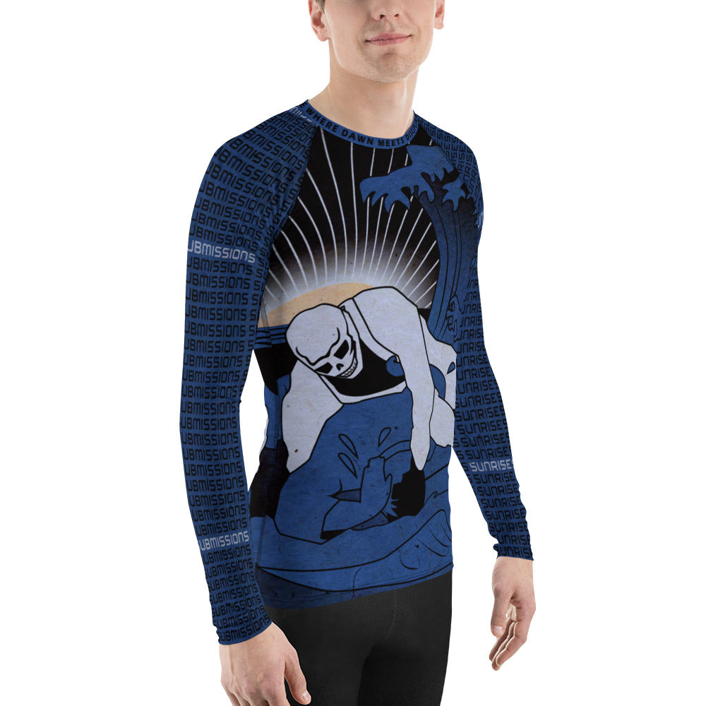 Sunrise Submissioner Blue Belt Unisex Rash Guard