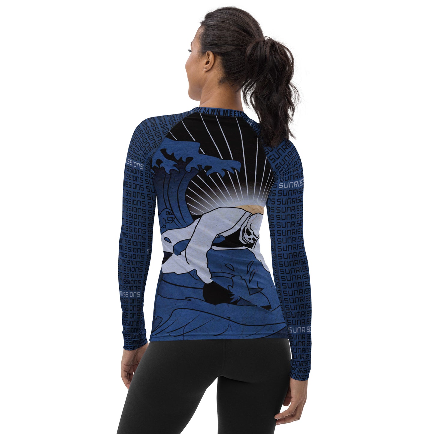 Sunrise Submissioners Blue Women's Rash Guard