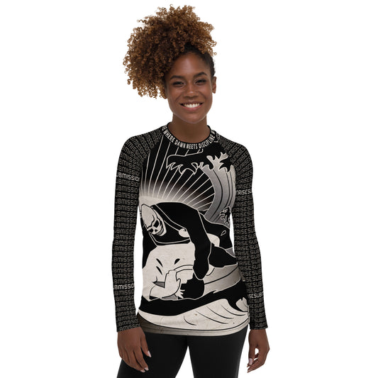 Sunrise Submissioner Black Women's Rash Guard