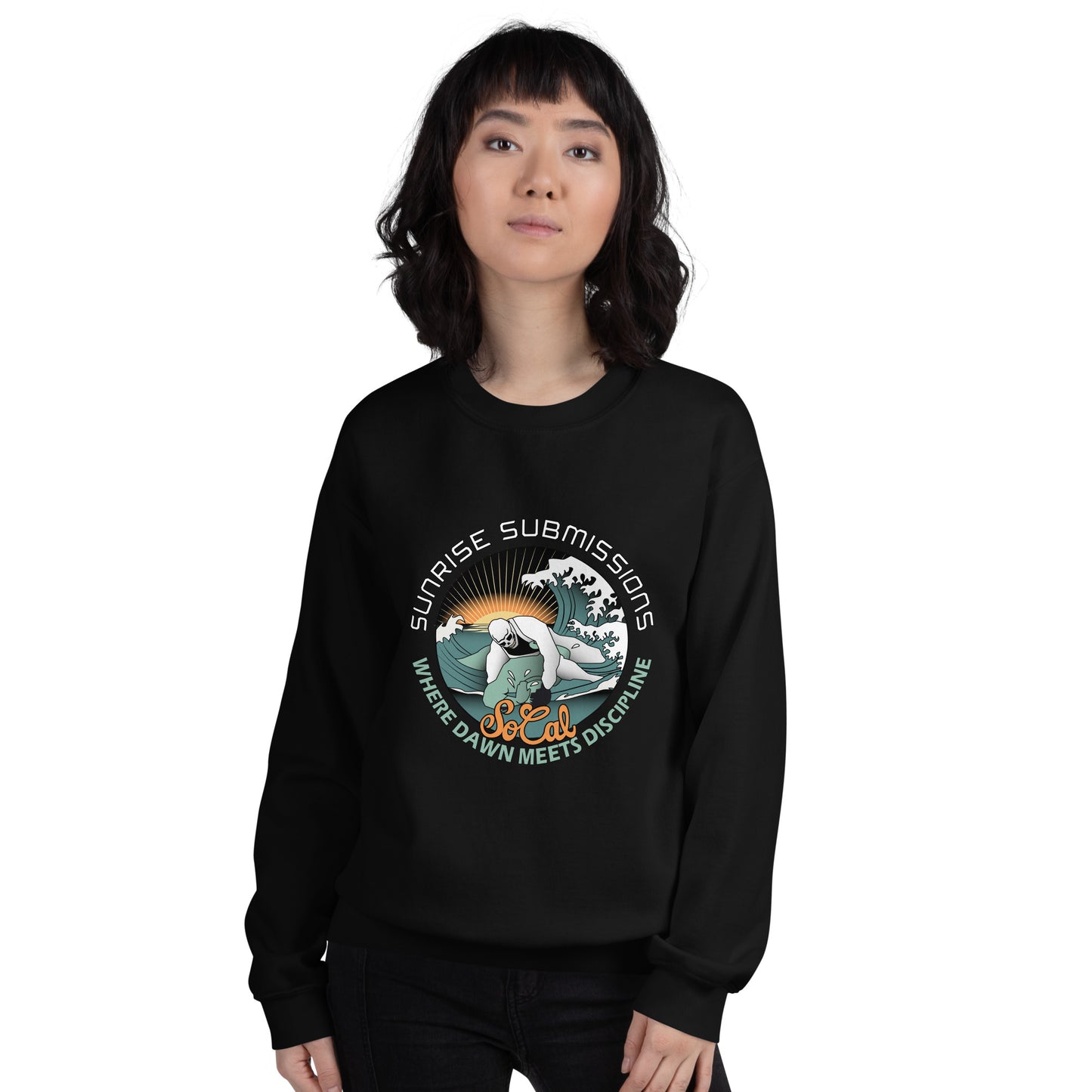 Sunrise Submissions Logo Center Unisex Sweatshirt