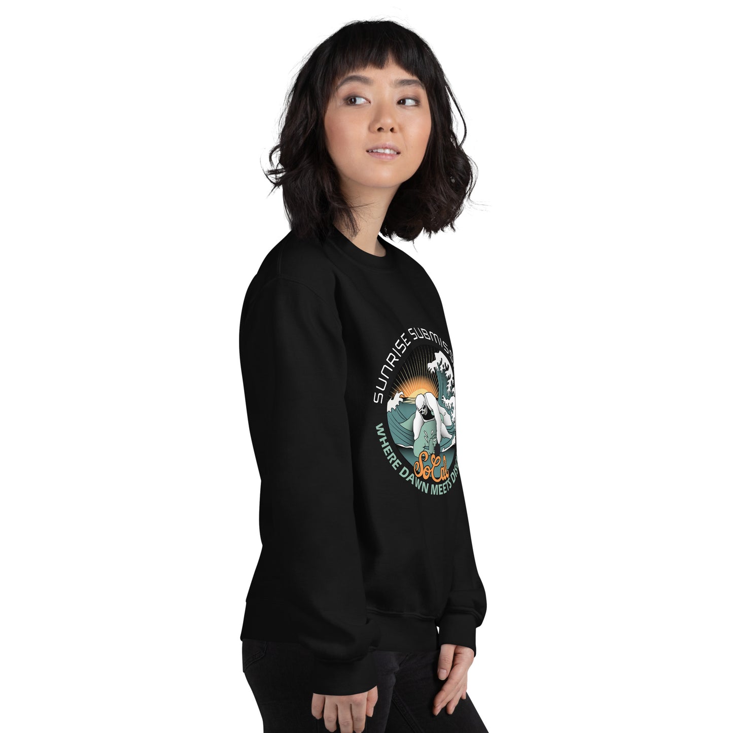 Sunrise Submissions Logo Center Unisex Sweatshirt