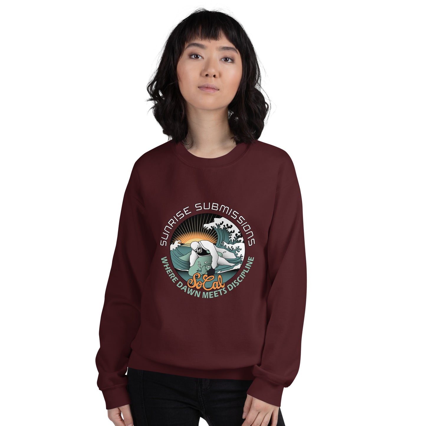 Sunrise Submissions Logo Center Unisex Sweatshirt